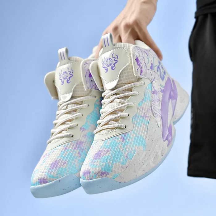 Heren Dames Lichtgewicht basketbalschoenen Hoge stabiliteit Gymkleding Ideaal voor tieners en volwassenen Z 12.8-4
