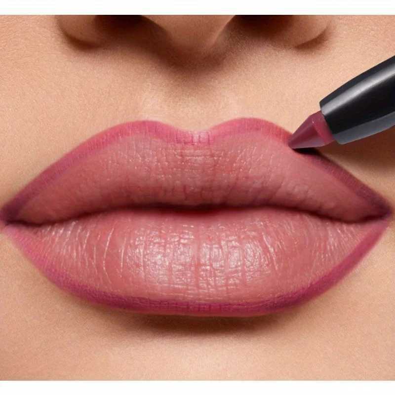 Matte Lipliner Pencil Waterproof Nude Purple Lipstick Pen Matte Velvet Lip Liner Pen Contour Make Up Sexy Lasting Lips Cosmetics G251218-image-1088876612