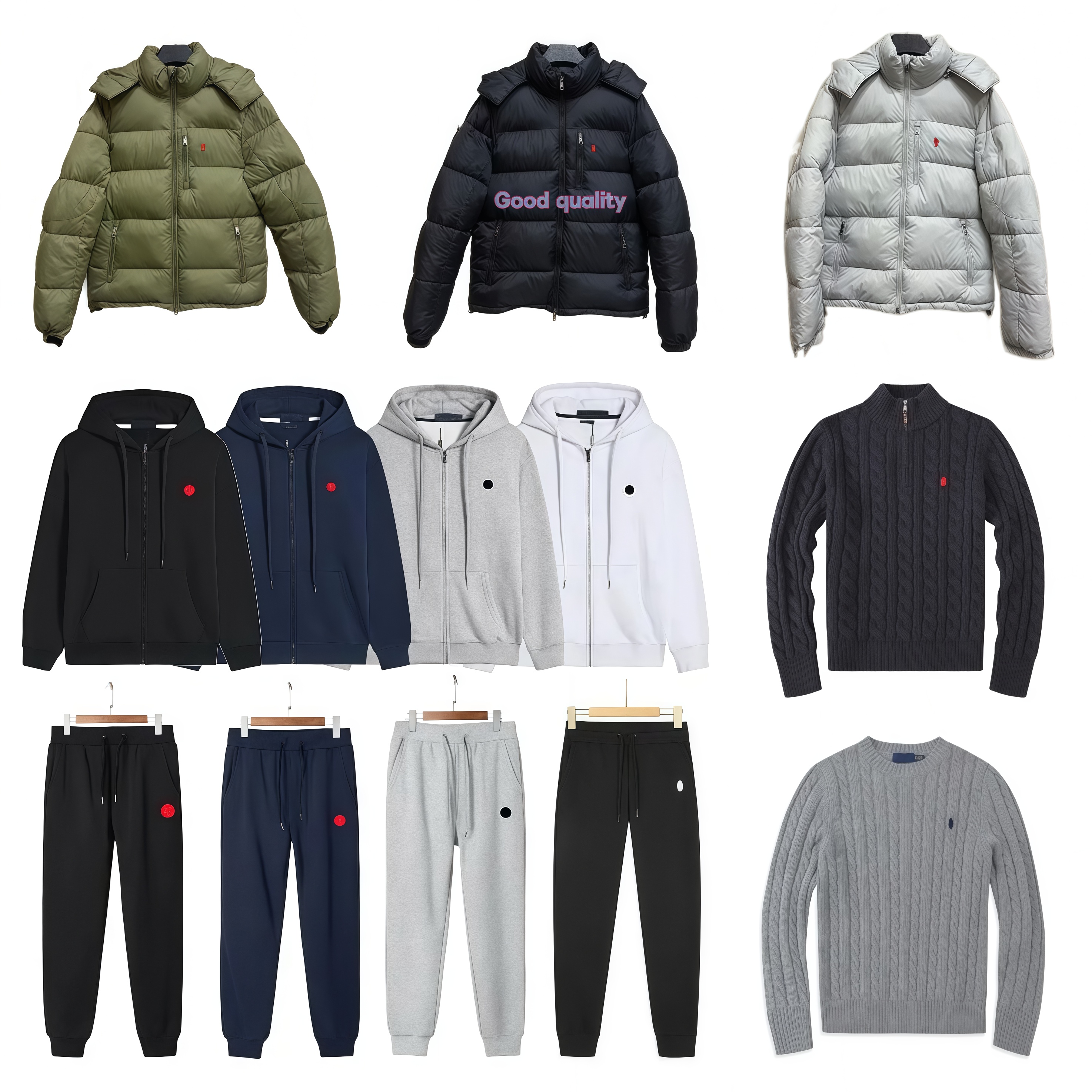 Hoodies tracksuit designer puffer jacket vest shirts Sweater long sleeved short sleeved T-shirts sweaters summer and winter fashion sports and le