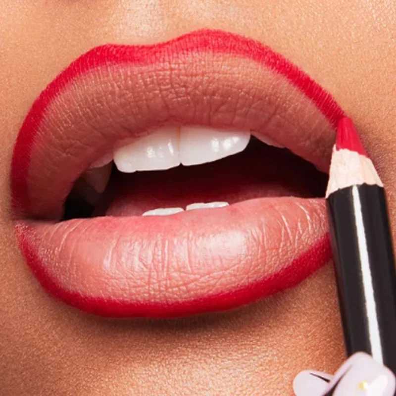 Long Lasting Lipliner Pencil Lipstick 13 Colors Waterproof Lip Cosmetics Matte Smooth Sexy Red Lip Liner Womens Korean Makeup G251218-image-1088874112