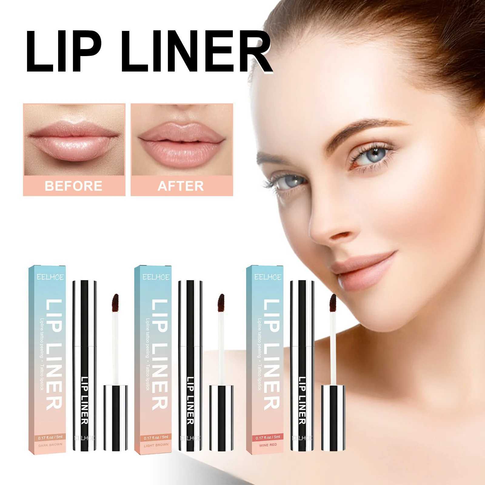 Eelhoe 5ml Peel Off Lip Liner Pen Waterproof Long Lasting Plump Lip Matte Velvet Gloss Nourish Sexy Contour Lips Make Up Pencil G251218-image-1088876638
