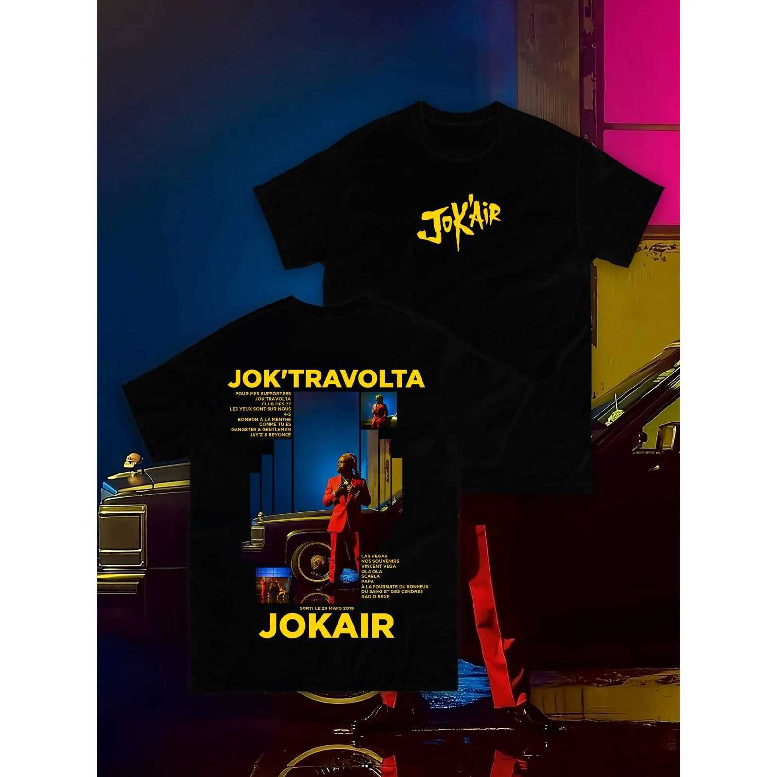 JOKAIR Summer Tops T-shirts for Men New in Tops and T-shirts Cotton Mens Clothing Y2k Oversized GYM Graphic Sexmachine Vintage X251218