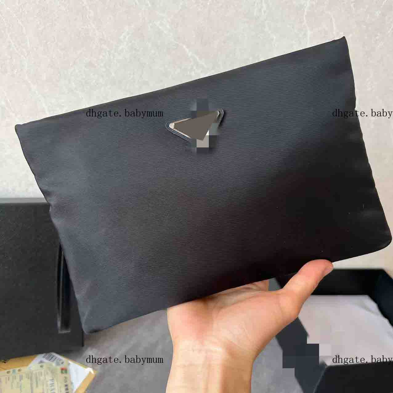 Trendy Men's Nylon Clutch Bag Korean Style Men's Bag Nylon Fabric Waterproof Envelope Wallet Handbag Casual Fabric Bag
