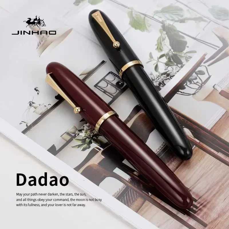 Jinhao 9019 Fountain Pen Transparent Color EF/F/M Nib Ink Student School Stationery Business Off Supplies Pens for Writing Y251218-image-1088848939