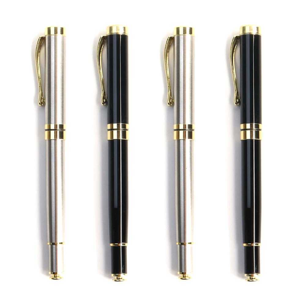 1Pcs Luxury Brand Roller Ballpoint Pen Metal Off School Supplies Gold Rollerball High Quality Stationery Roller Pens Y251218-image-1088847233