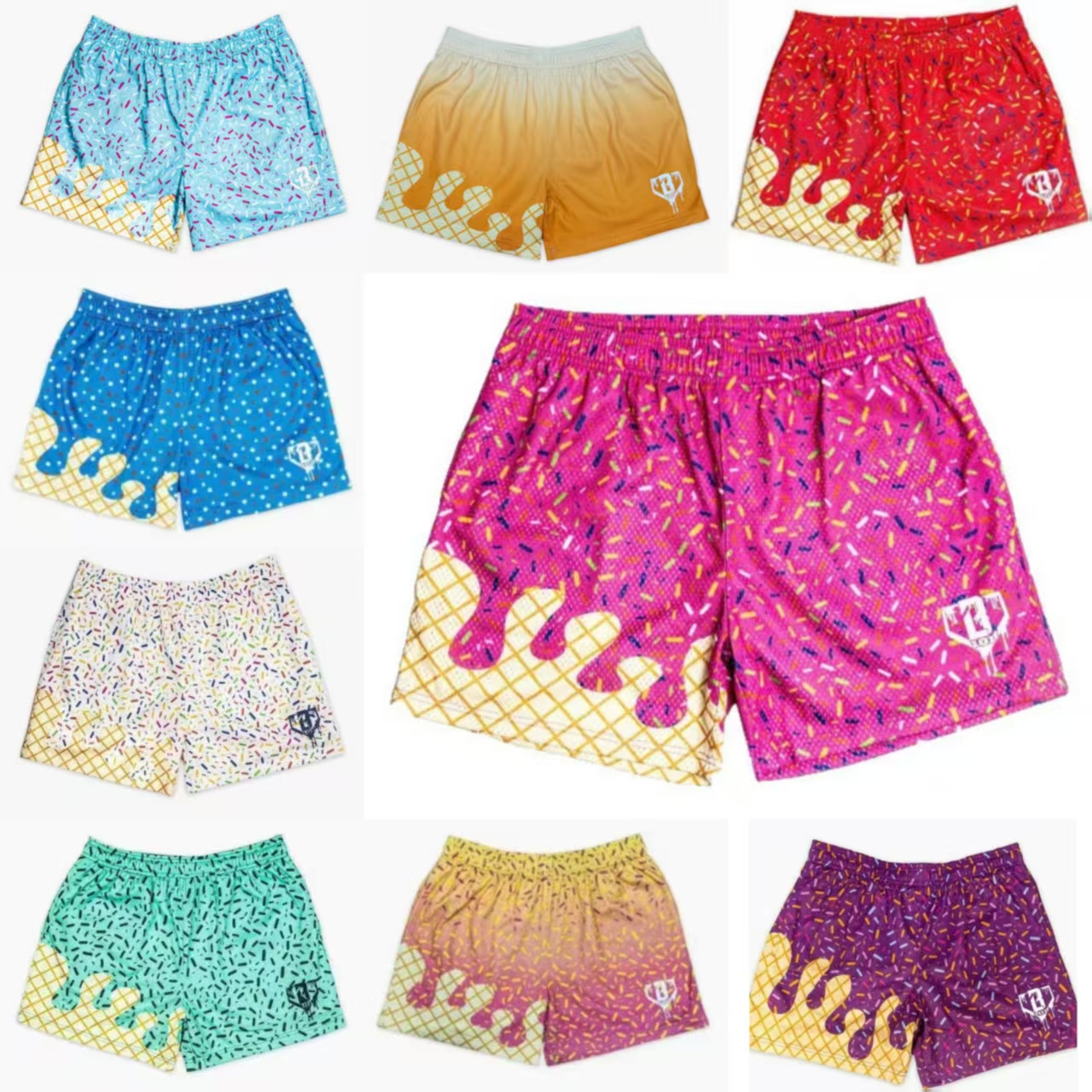 Men's Designer Shorts Summer Products Teen Quick-Drying Baseball Sports Gym Loose Outdoor Swimming Size