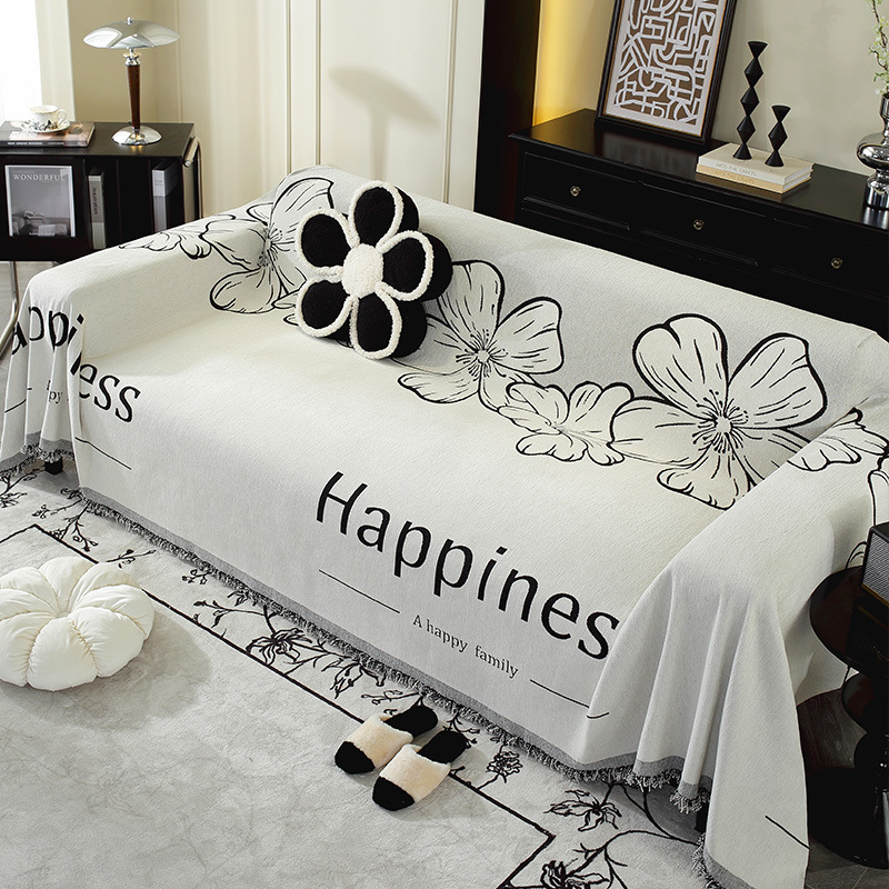 Sofa cover, full coverage sofa slipcover, all-season universal, one-piece design, anti-cat scratch sofa mat. FS4K01-image-1089005841