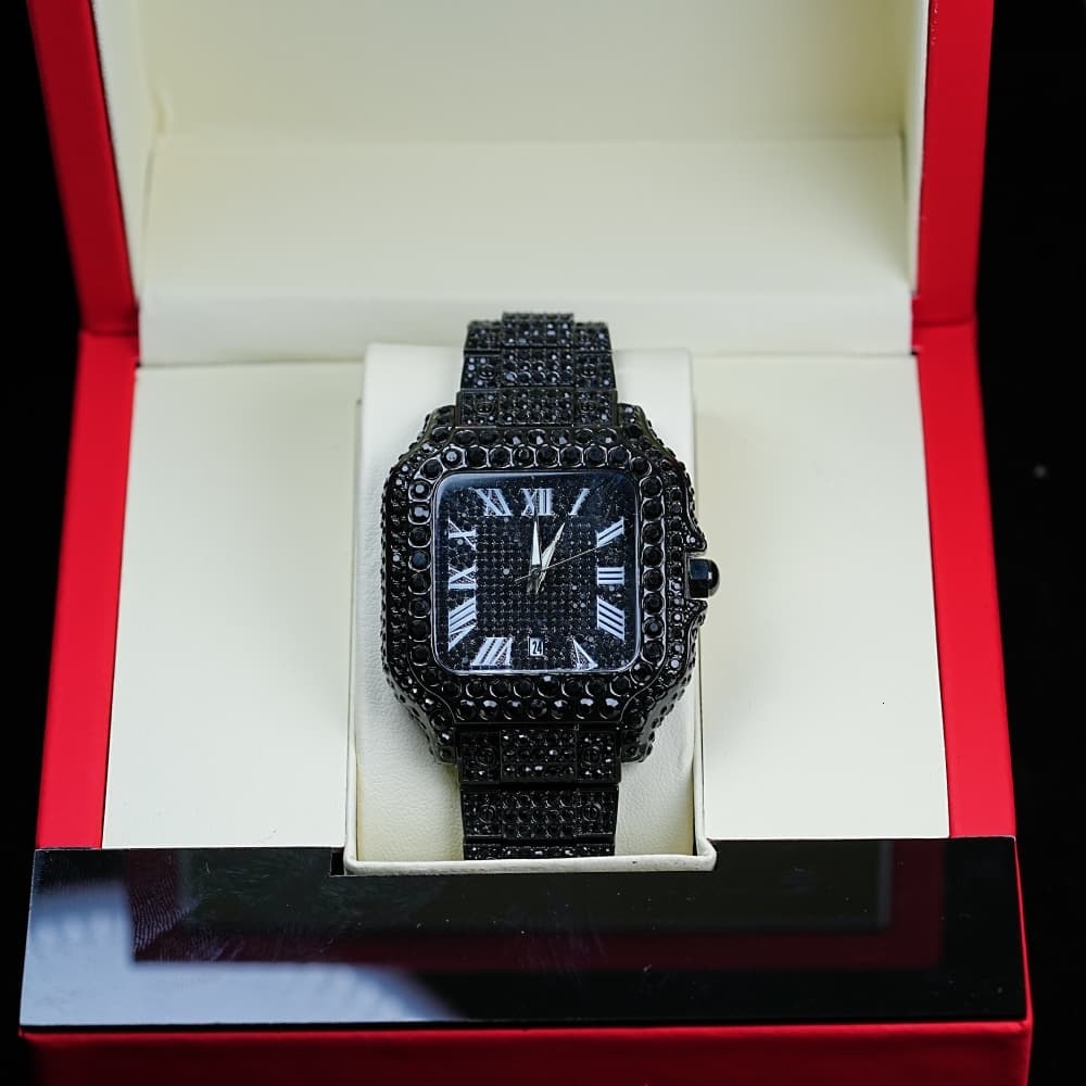 Moissanite montre mécanique de style hip hop de haute qualité certifiée montre étanche pour hommes et femmes d'affaires par détection Livraison r