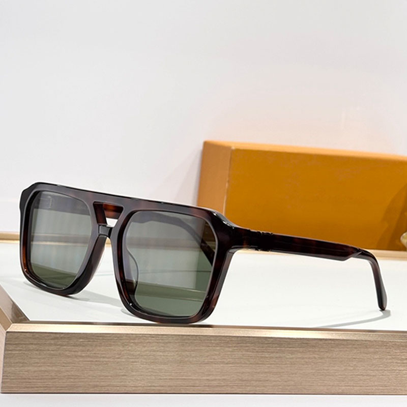 2026SS Hit Large Square Sunglasses Z3059 Top Quality Fashion Square Acetate Turtle colored frame Sunglasses Men Women Personality Outdoor Trendy SUN