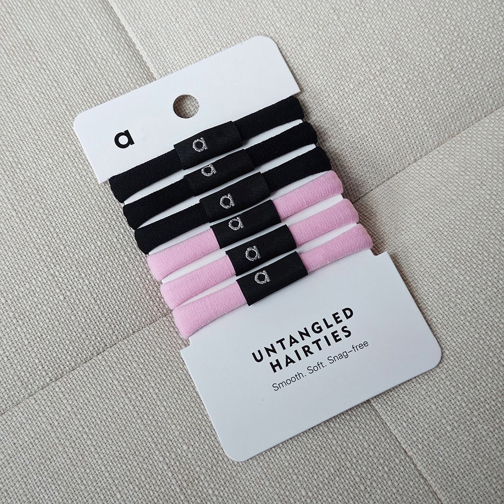 6 Pcs Women's Designer High Quality Yoga Hair Tie Boutique Ribbon Elastic Hair Tie Rope Hair Band DIY Candy Color Sports Yoga Hair Accessories