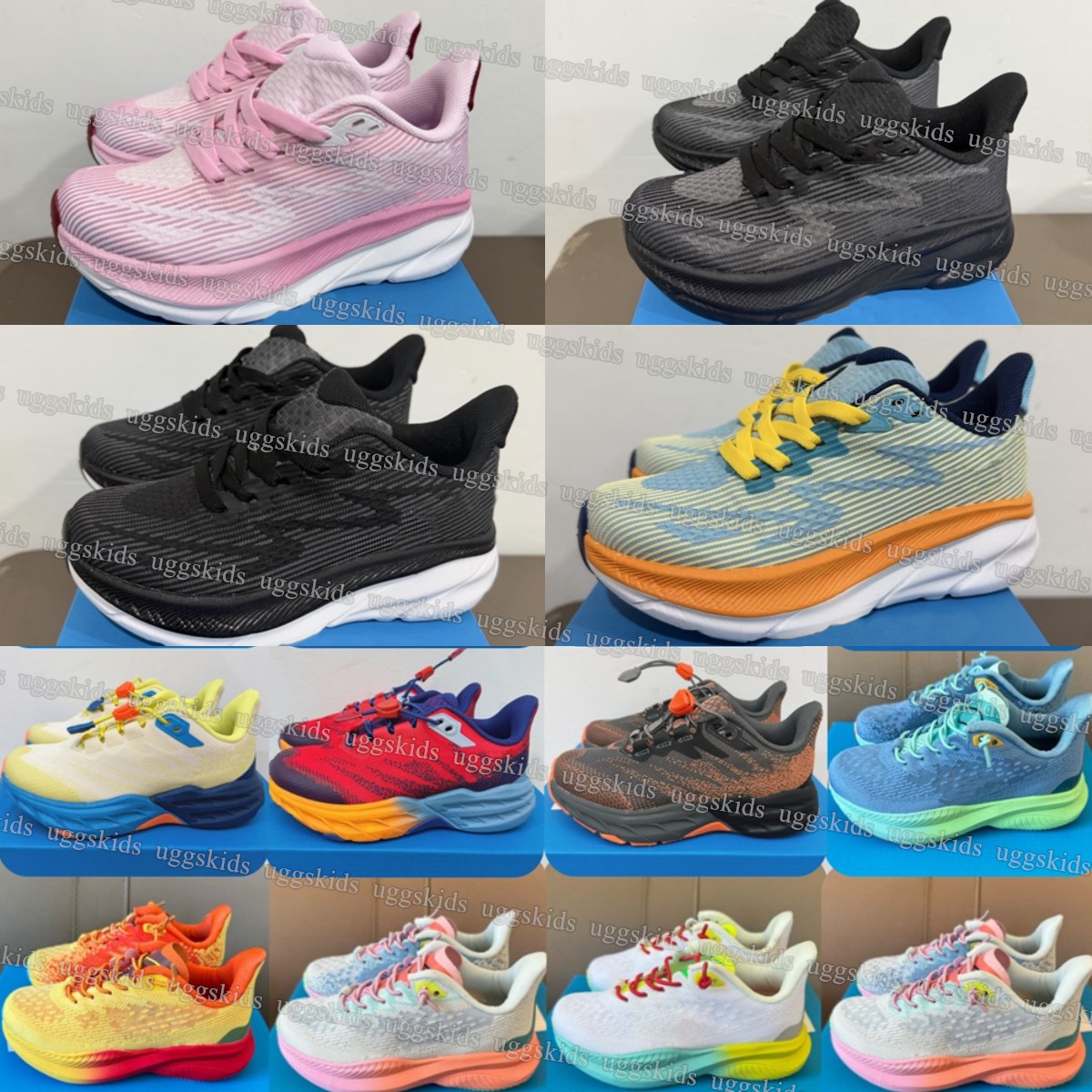 Toddler Sneakers Mach 6 Kids running shoes Speedgoat black Stone Blue Dark Citron Free People Girls Boys shoe Designer youth Runner trainers