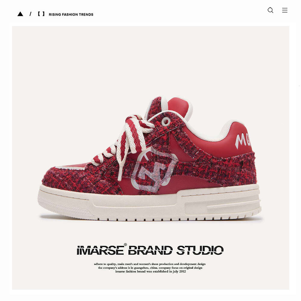 New Edition Snake Year Limited Original Designer Bread Men's Trendy Shoes Red Unisex Sneakers