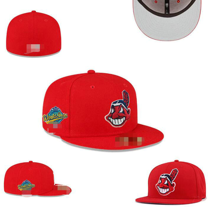 Men's Baseball Full Closed Caps Summer Indians 2025 World Series NYG Champions Champs Letter Bone Men Women Black Color All 32 Teams Casual