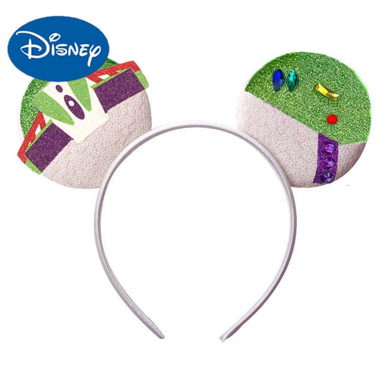Disney – bandeau à paillettes tendance, 33 oreilles de souris, pour garçons, dessin animé Cospaly, accessoires pour cheveux pour filles, DIY, L26