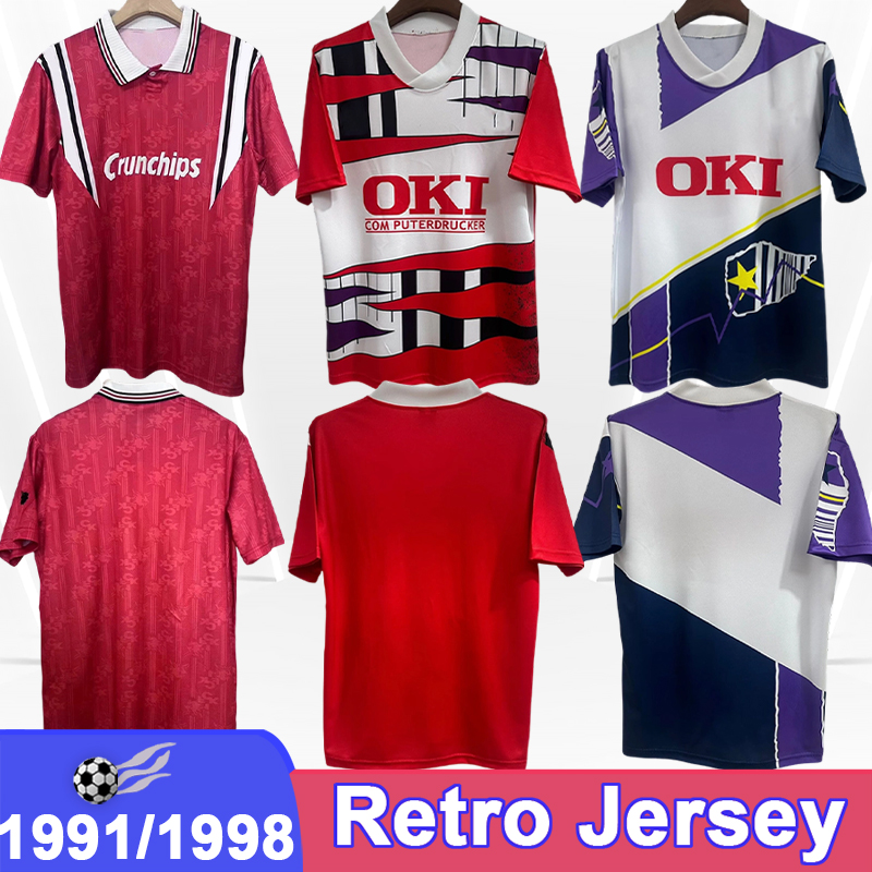 1991 1998 Kaiserslautern Mens Retro RATINHO KUKA MARSCHALL Soccer Jerseys Home Away Vintage Football Shirts Uniforms