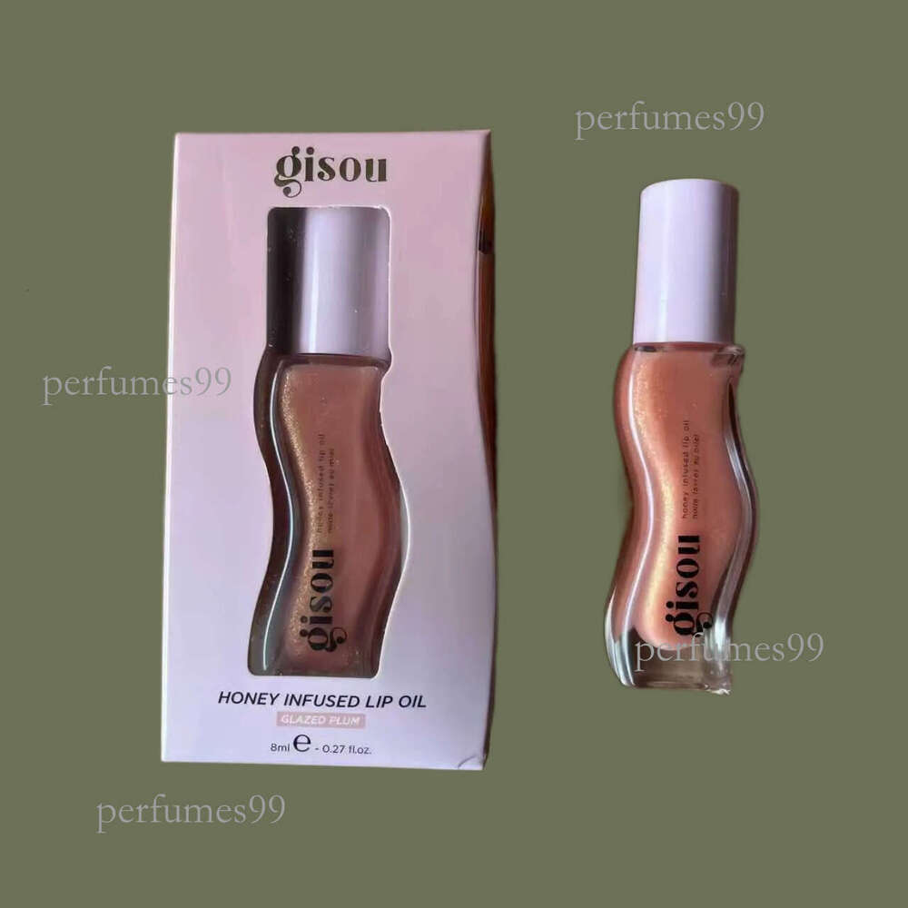 perfume cologne Oil Gisou Moisturizing Lip 8ml Sticky Toffee Milk Mocha Glazed Plum Vanilla Glaze Raspberry Swirl 12 colors Fruit plumping Honey-image-1089220508