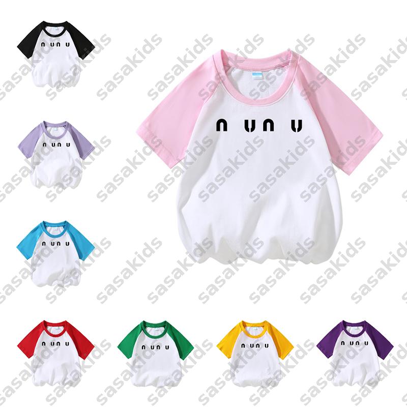 Free Shipping Kids Designer Clothes Toddler T Shirt Baby Boy Girls Fasion Summer Letter Pattern Top Tee Children Luxury T-shirts Cotton Soft Shirt D