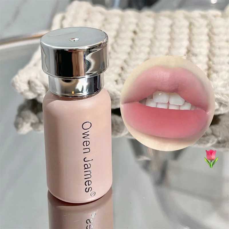 Small Bottle Pink Mist Lip Cream Mud Matte Velvet Lip Gloss Clay Long-lasting Color Non-drying Nude Peach Lip Glaze Rouge TintT251222-image-1089259674