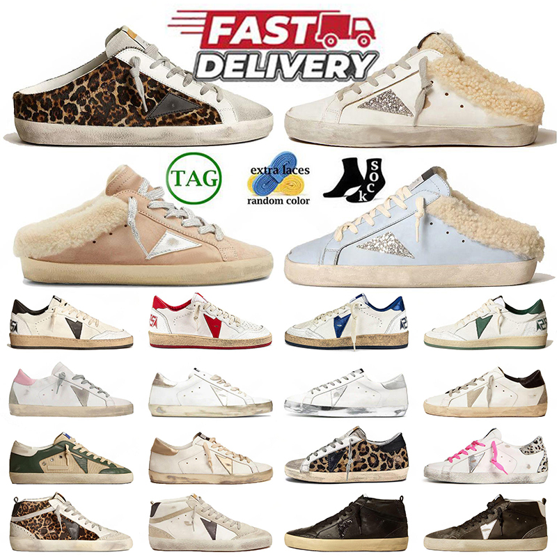 Nouveaux Golden Superstar Sneakers Ballstar Designer Chaussures Italie Marque Nappa Mocassins En Cuir Plate-forme Chaussure Sale Ball Star Femmes