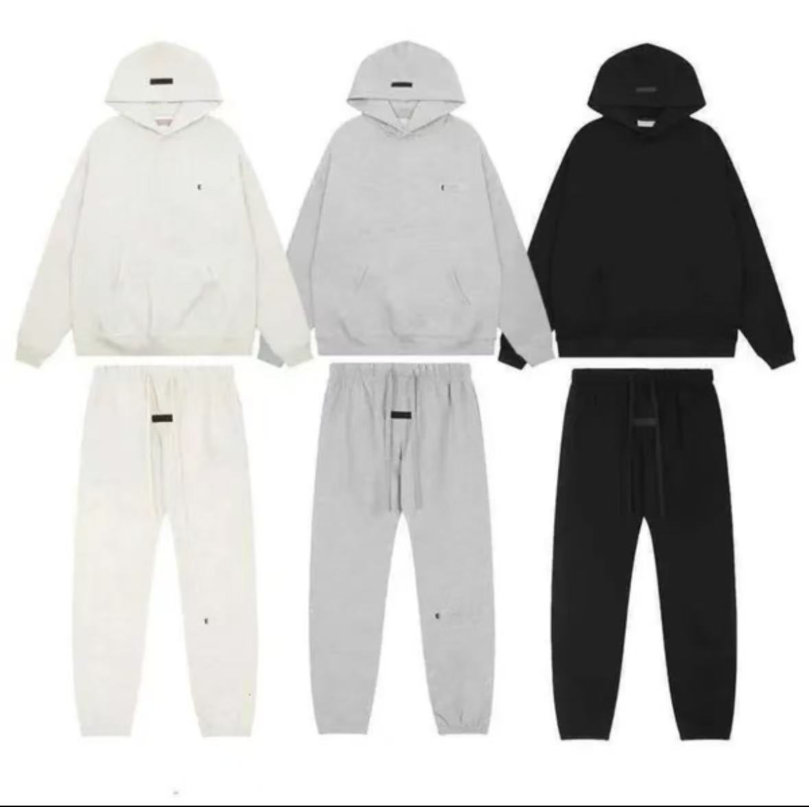 Sweat à capuche à capuche pour hommes, vêtements de sport, t-shirt, pantalon de survêtement, vêtements de sport, col rond, ensemble décontracté p
