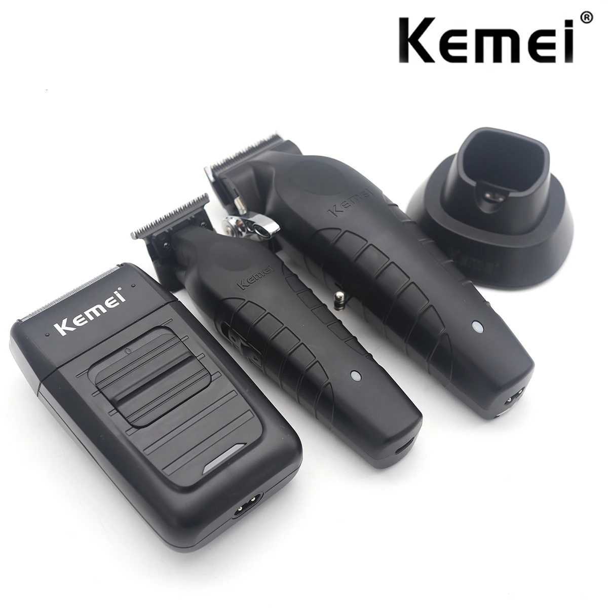 Kemei KM-2296 KM-2299 KM-1102 barber Hair Clipper Kit Men Electric Shaver Hair Trimmer Machine Professional Hair Cutting MachineT251217-image-1089239046
