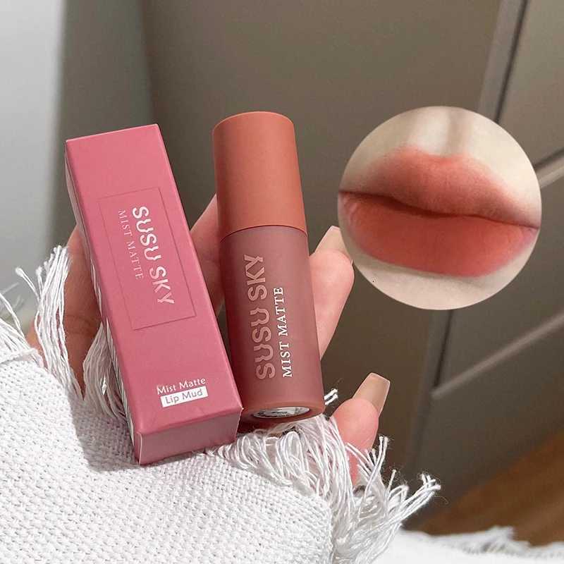 Soft Mist Milk Coffee Small Milk Tube Lip Glaze Red Brown Velvet Matte Lip Gloss Lasting and Non Fading Liquid Lipstick MakeupT251222-image-1089259687
