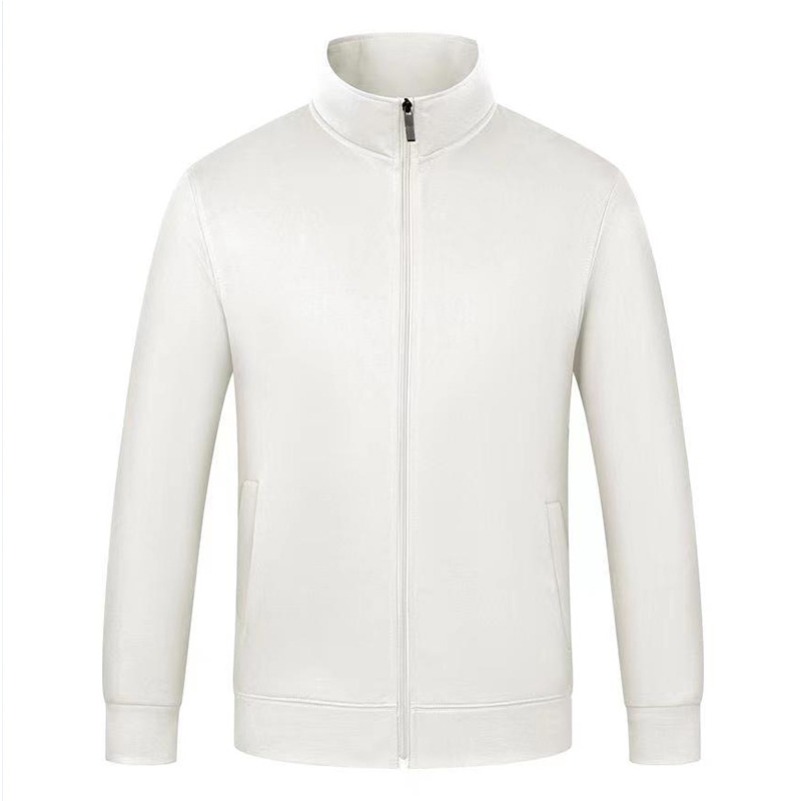 (1631) sweat-shirt en polaire polaire à col montant, vêtements de travail personnalisés, automne et hiver