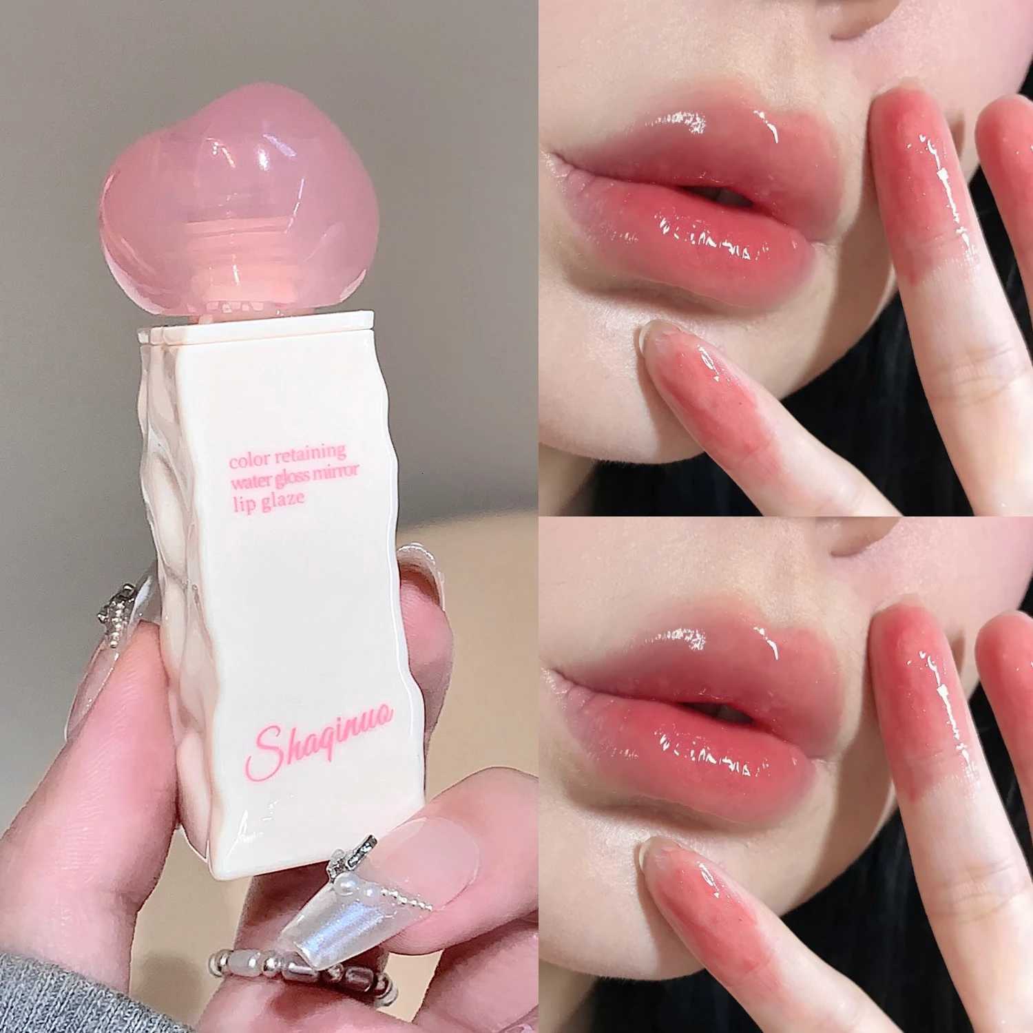 Clear Moisturizing Mirror Water Liquid Lipstick Lasting Hydrating Pink Lip Gloss Plumping Sexy Lip Tint Makeup Korean CosmeticsT251222-image-1089259676