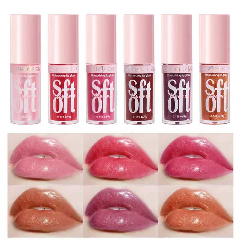 6PCS Moisturizing Lip Gloss Transparent Lip Oil Hydrating Lip Glaze Lip Plumper Hydrating Make Up Liquid Lipstick Lips CosmeticsT251222-image-1089259548