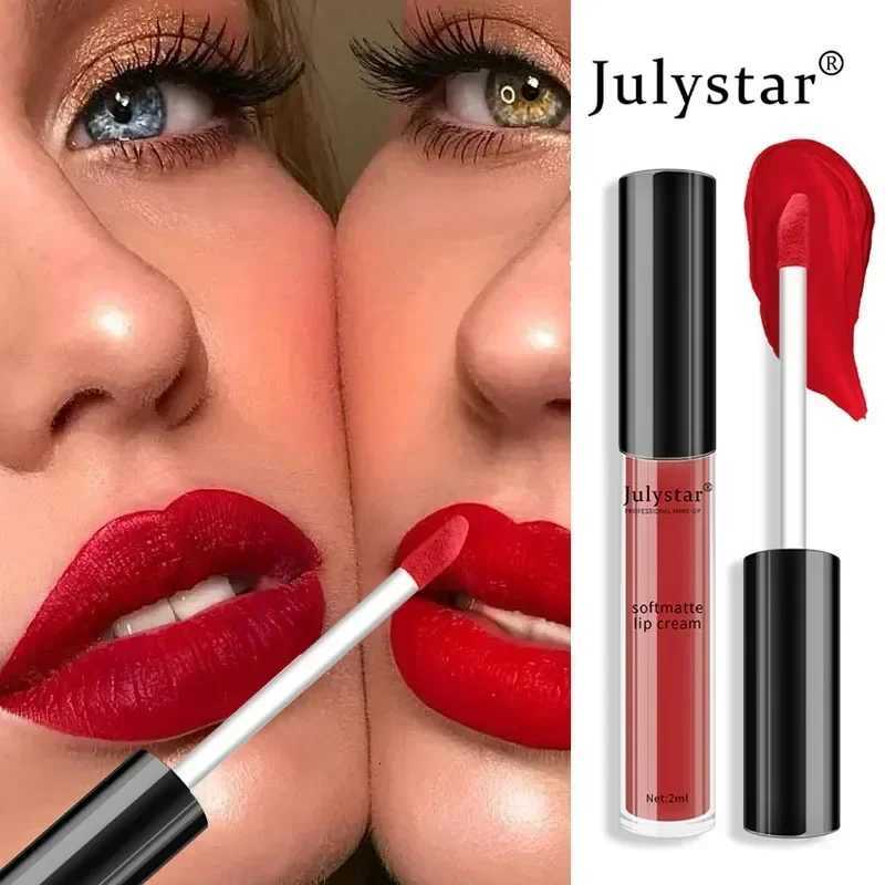 1pc Waterproof Liquid Lipsticks Lip Makeup Matte Velvet Lipstick Lip Gloss Red Sexy Cosmetic 6 Colors Long Lasting Lip GlazeT251222-image-1089259686