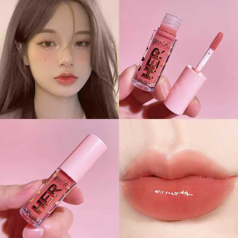 Water Light Lip Gloss Moisturizing Lipstick Jelly Mirror Lip Glaze Crystal Clear Hydrating Lip Plumping Gloss Korean MakeupT251222-image-1089259395