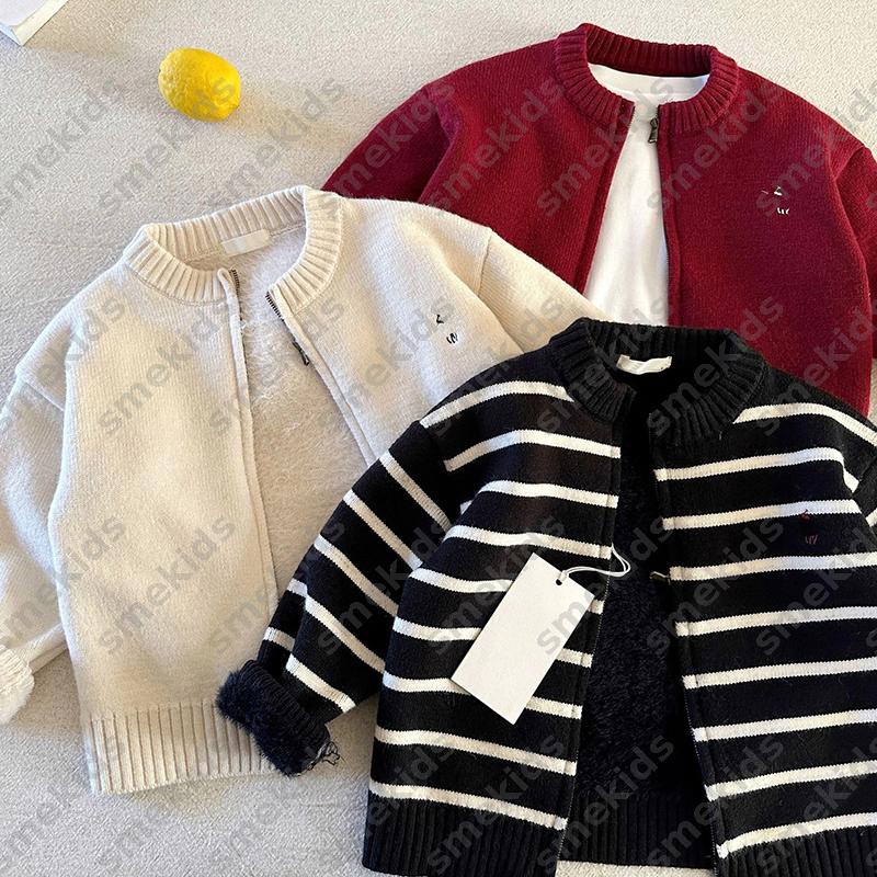Kids Designer Clothes Baby Long Sleeve Cardigan Fashion Fleece Sweaters Fasion Children Comfortable Winter Spring Sweater Pure Cotton Knitwear DSD25