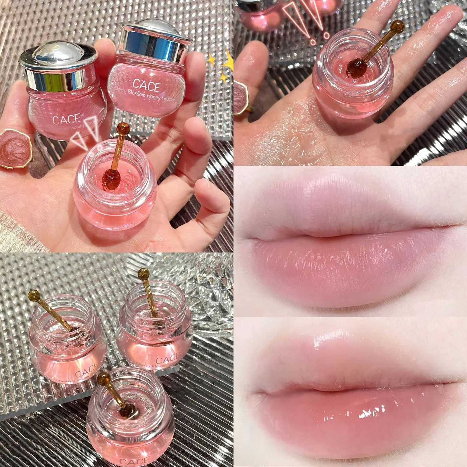 Lip Care Long Lasting Moisturizing Cherry Blossom Honey Lipstick Relieves Drying Fades Lip Line Water Plumping Lip Gloss MakeupT251222-image-1089259611