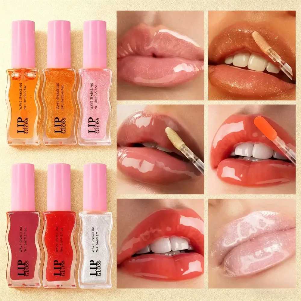 Long Lasting Hydrating Lip Gloss High Quality Sweat Proof Non Sticky Lightweight Fade Lip Lines Shine Christmas GiftT251222-image-1089259378