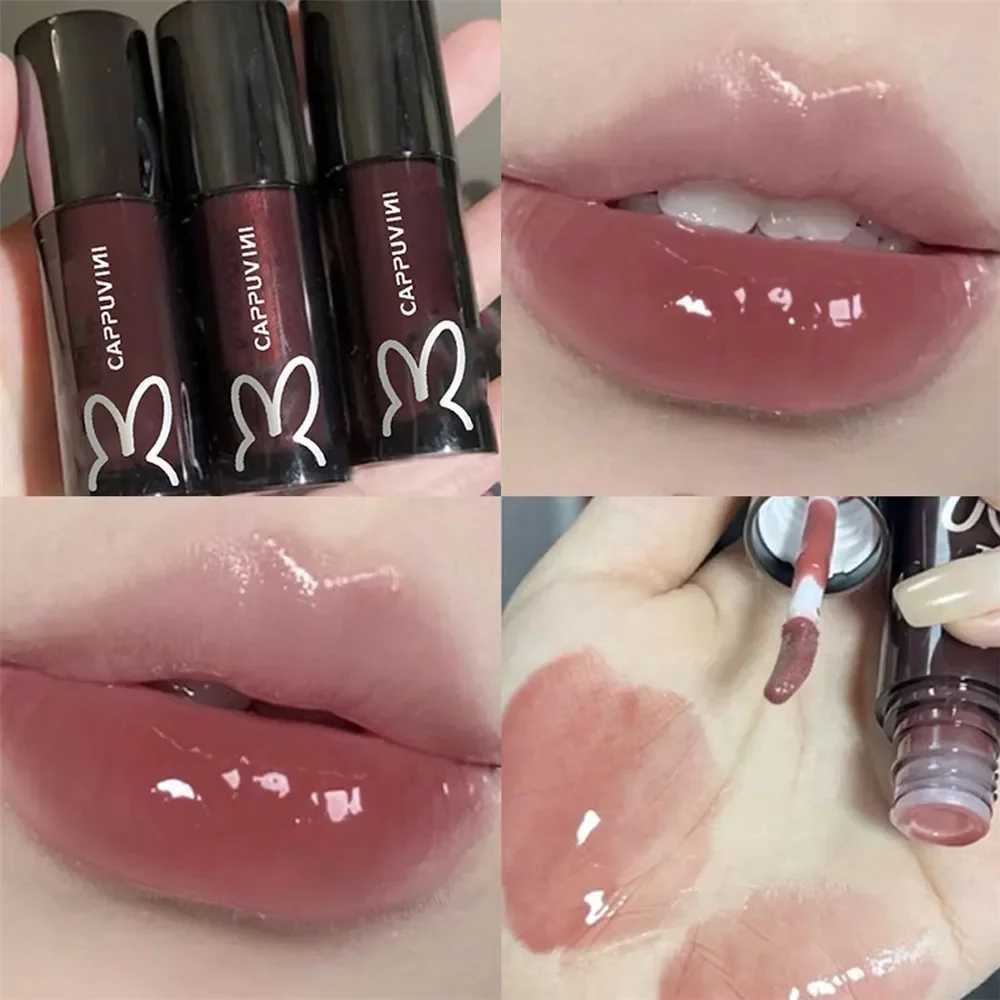 CAPPUVINI Shiny Diamond Lip Gloss Moisturizing Water Lip Glaze Long Lasting Nourishes Lips Lip Plumper Lips Tint Lips Oil MakeupT251222-image-1089259405