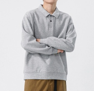 a513 Turtleneck Sweatshirt for Men Autumn and Winter Thickened Loose Trendy Solid Color Casual