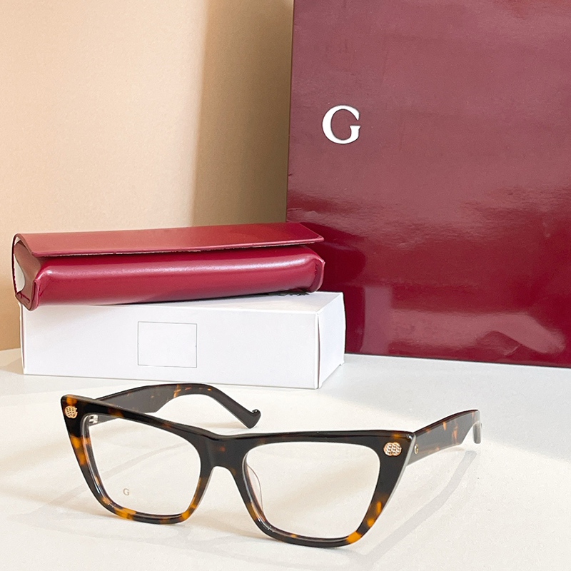 Designer reading glasses for Women GG 1726O Tortoiseshell Acetate Clear Lens glasses men trendy vintage Daily Outfit G Luxury Brand Prescription