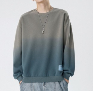 523 Turtleneck Sweatshirt for Men Autumn and Winter Thickened Loose Trendy Solid