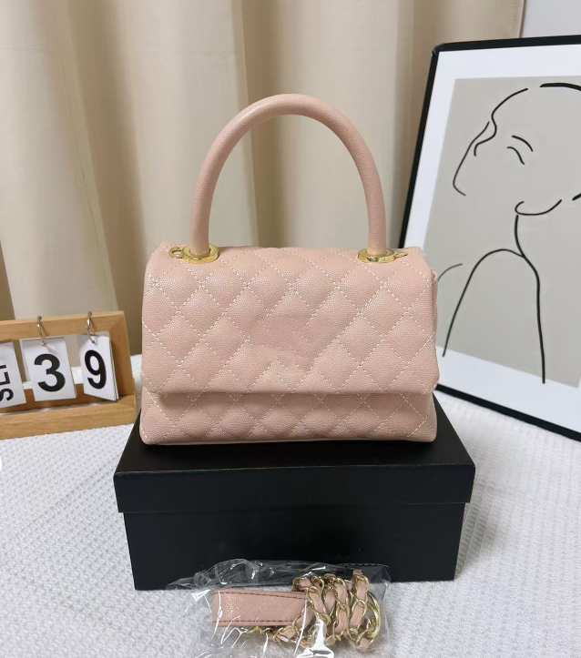 Sacs de créateurs Mode Femmes Chaîne Sac Plaid Rabat Caviar Shouder Sac À Main Or Sier Chaîne Double Lettre Couleur Unie Boucle Carrée Bande Dame