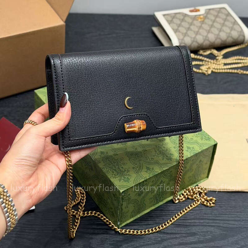 Bamboo Shoulder Bag Chain Flip Womens Handbag Classic Luxury Designer Crossbody Bag Leather Ladies Cross Body High Quality-image-978966949