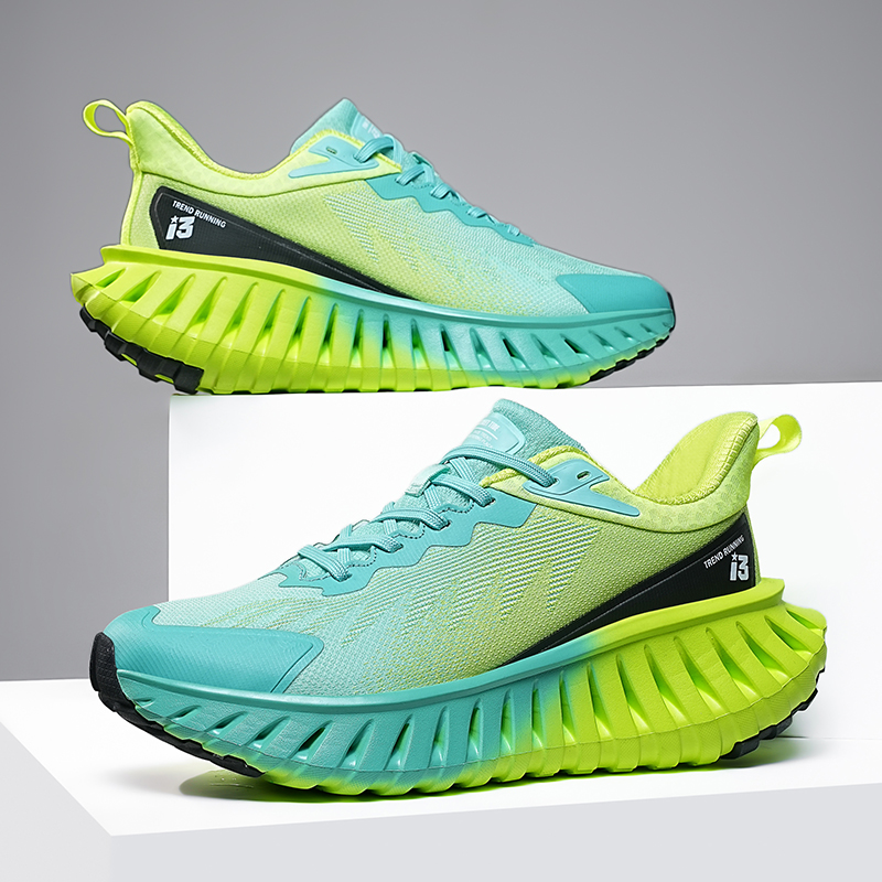 Iverson Fashion 2026 Men's Lightweight Running with Cushion Summer Breathable Anti Slip Sneakers Carbon Plate Sports Shoes