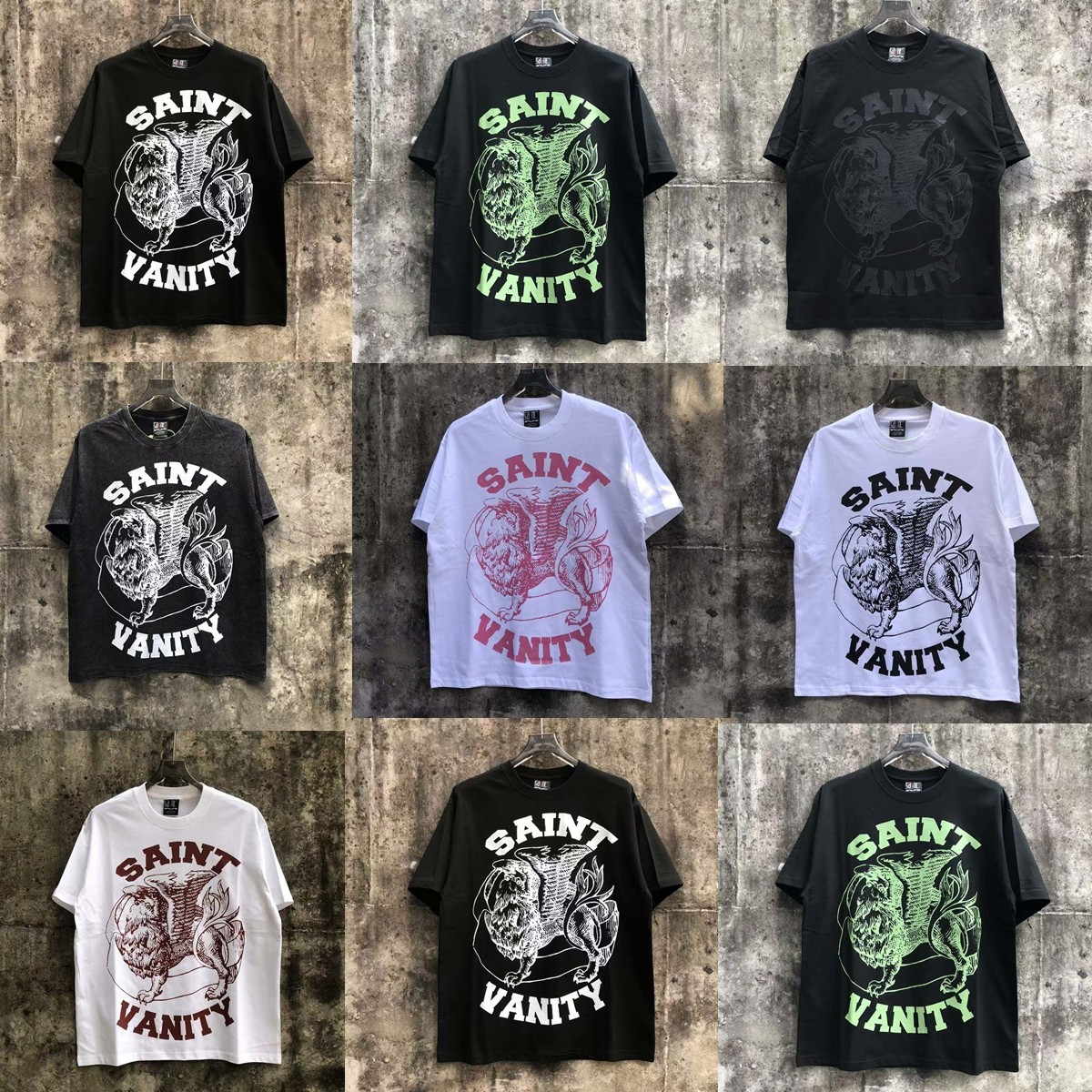 saint vanity designer shirt t shirt for men graphic tee mens designer clothes cotton pullover short red sleeve streetwear breathable tshirts tshirt