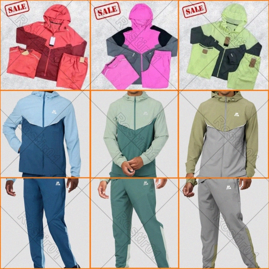 monterex tech 3 pièces ensemble montirexs survêtement hommes pantalon ensemble sport fiess jogging costumes chemises de course vêtements de sport