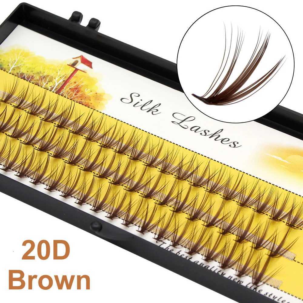 Wholesale Brown 20D 30D False Eyelashes Sexy Natural Soft Extension False Eyelashes Simple and Easy to Operate Makeup ToolT251223-image-1089451961
