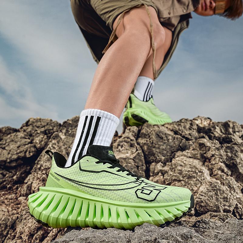 Luxury Brand Designer Shoes Iverson Free Shipping 2026 Breathable Mesh Trail Running Unisex Hiking Shoes With Thick Anti Slip Sole Cushioned Durable