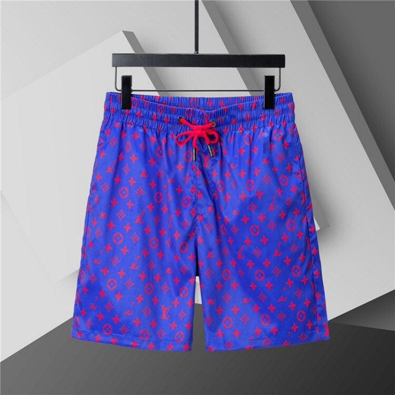 High quality Men's and Women's Designer beach shorts 38 colors Summer casual street wear Quick drying Swimsuit Plaid striped Print Beach R