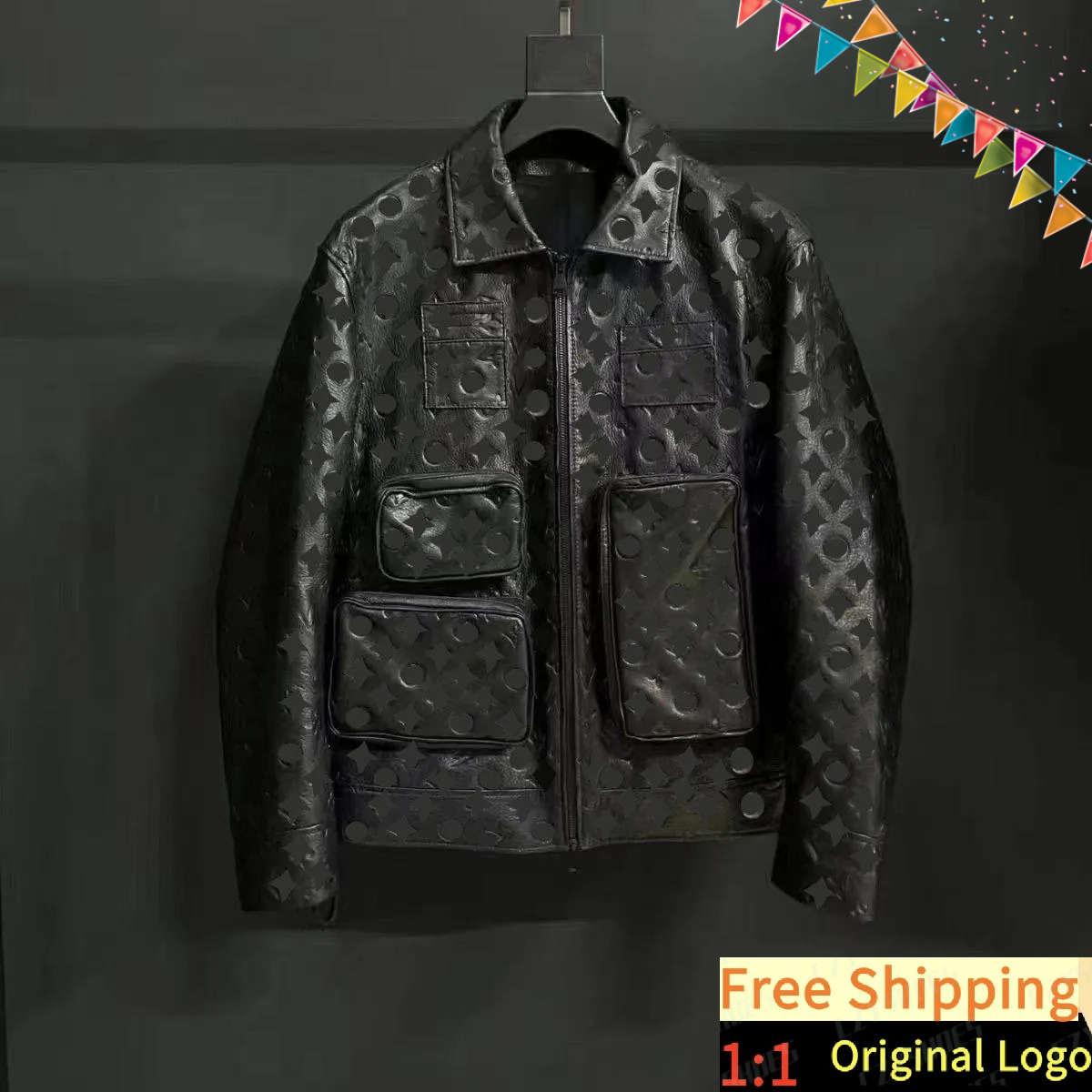 Mens Jackets Fur Leather Coats Pockets Denim Casual Jacket Shirts Wind Coat Thicks Outwears Man Tops Jackets Zippers Windbreaker Asian S-3XL labbu02