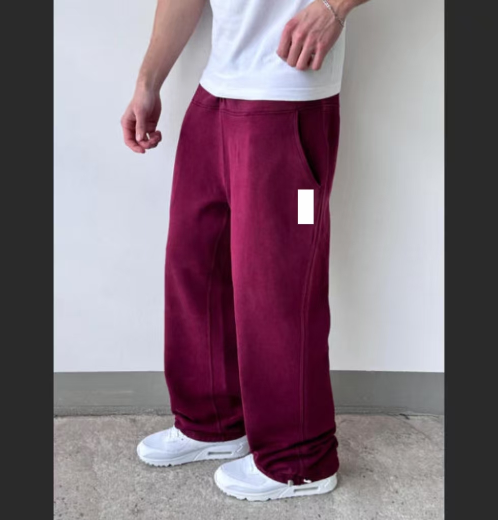 baggy polo jogger Loose waist zipper loose solid color sports pants Fashion Mens Designer Pants Men Women Solid Color Pant Trousers Motion Pants Vin