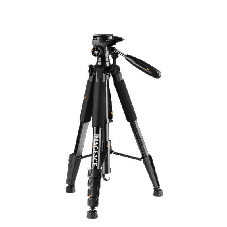 Yingjieshi 1.88-meter camera tripod, mobile phone live streaming stand, single-lens reflex camera and mirrorless camera photography portable trip-image-901997617
