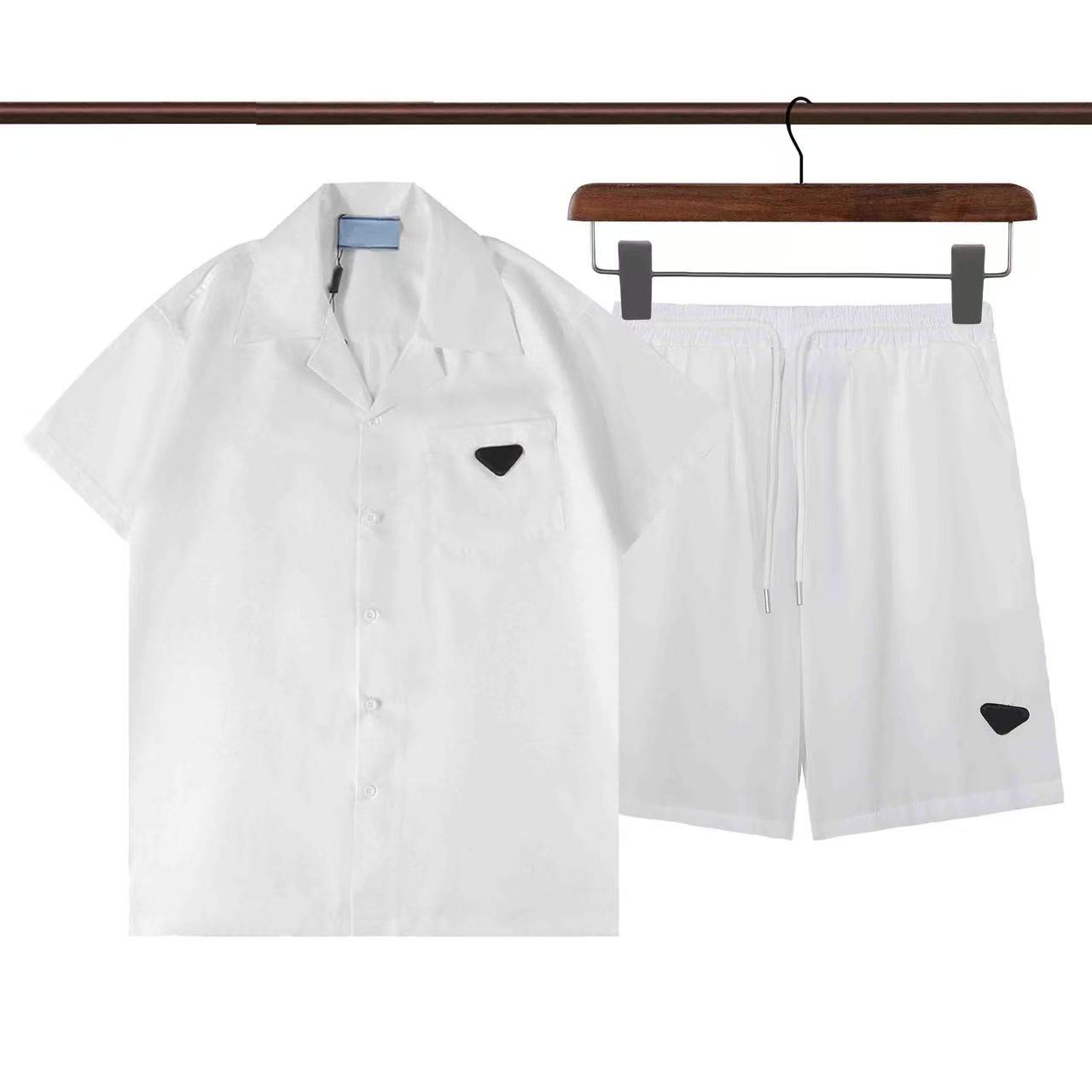 Survêtements Hommes T-shirts Ensemble Chemise Hawaïenne À Manches Courtes Et Shorts Été Casual Floral Beach Deux Pièces Costume 2025 Mode Hommes